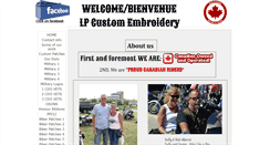 Desktop Screenshot of lpcustomembroidery.com